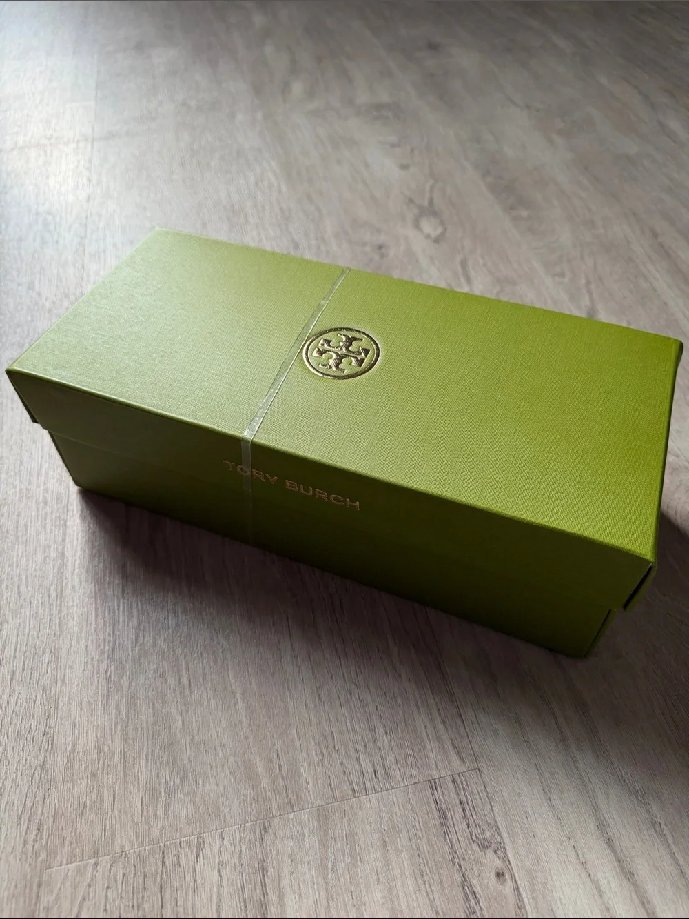 NIB Tory Burch Black Leather Reva Travel Ballet Flats